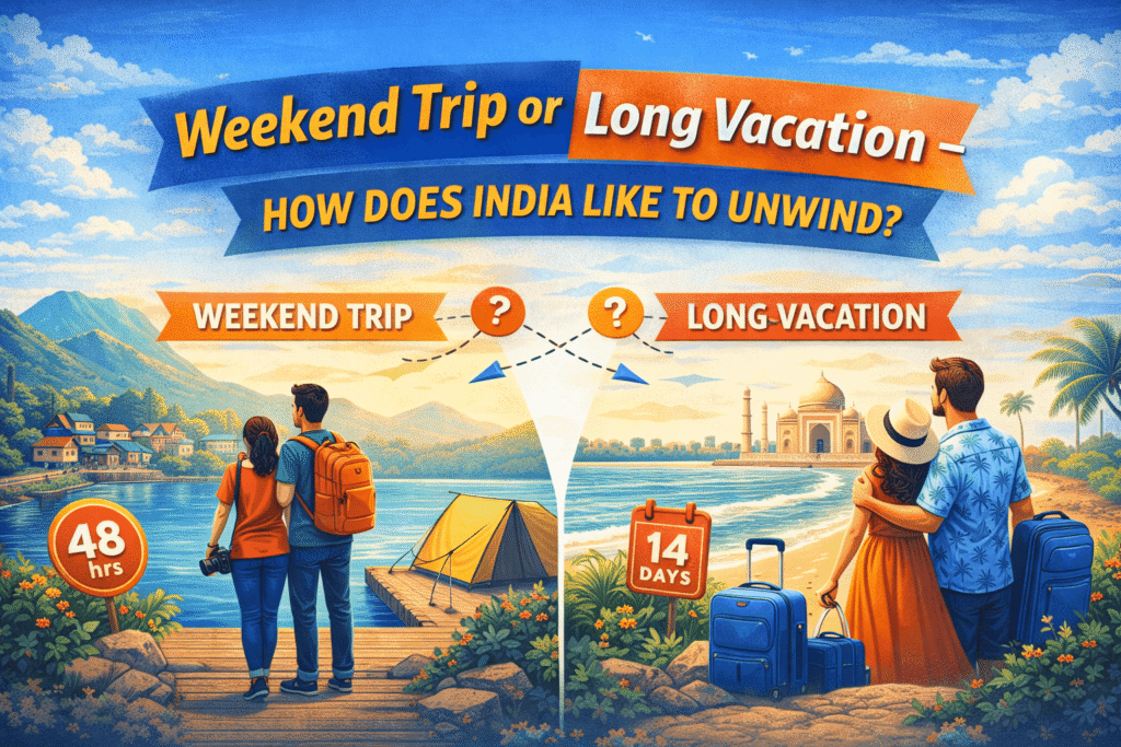 Weekend Trip vs Long Vacation How India Likes to Unwind